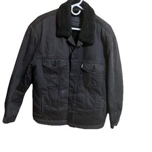 Levi’s Sherpa Trucker Jacket 70508-0008 White Tab Heavyweight Twill XL